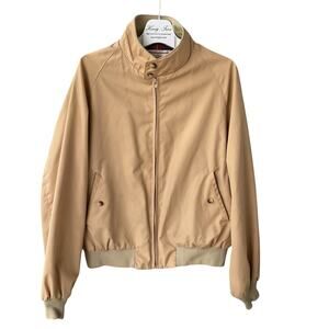 Vintage Baracuta G9 Harrington tan jacket 44R linen